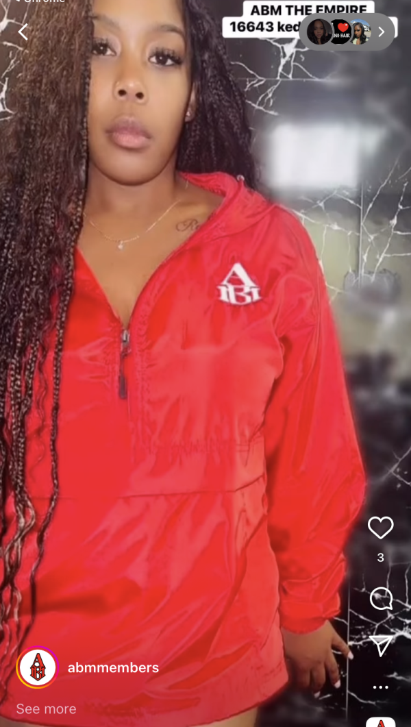 Ladies Red Pullover Jacket
